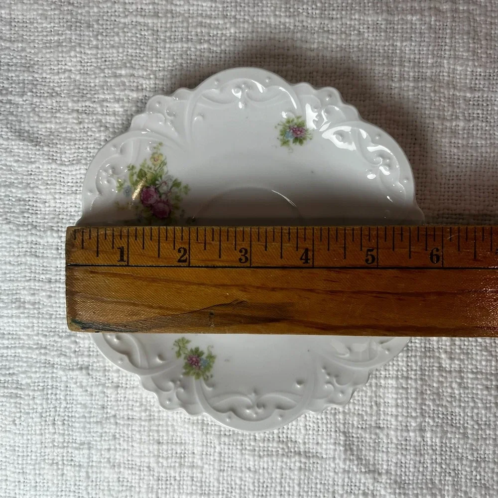 Vintage Set of 9 Bassett‎ Austria Limoges Fine China Saucer 5.5